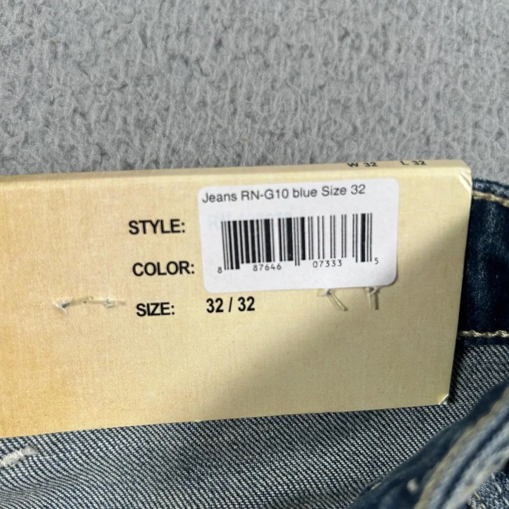 Jetlag Jeans Mens 32 Blue‎ Medium Wash Skinny Stretch Distressed Denim Jeans